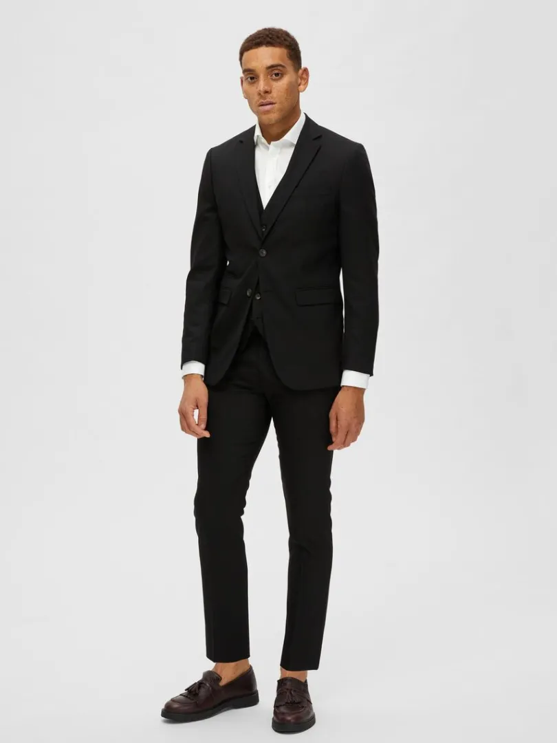 vvet_blazer_2-5.webp Jakkesæt & Blazers>SELECTED VÆVET BLAZER Black