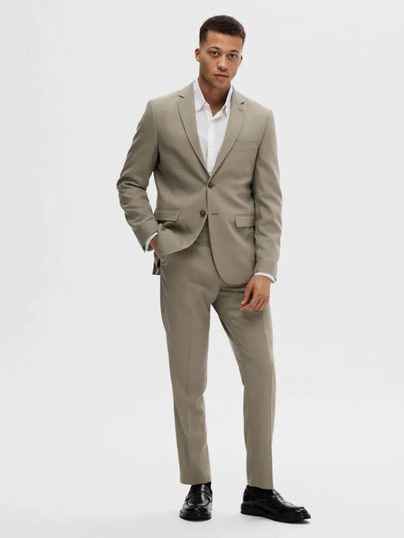 vvet_blazer_2-6.webp Jakkesæt & Blazers>SELECTED VÆVET BLAZER Green