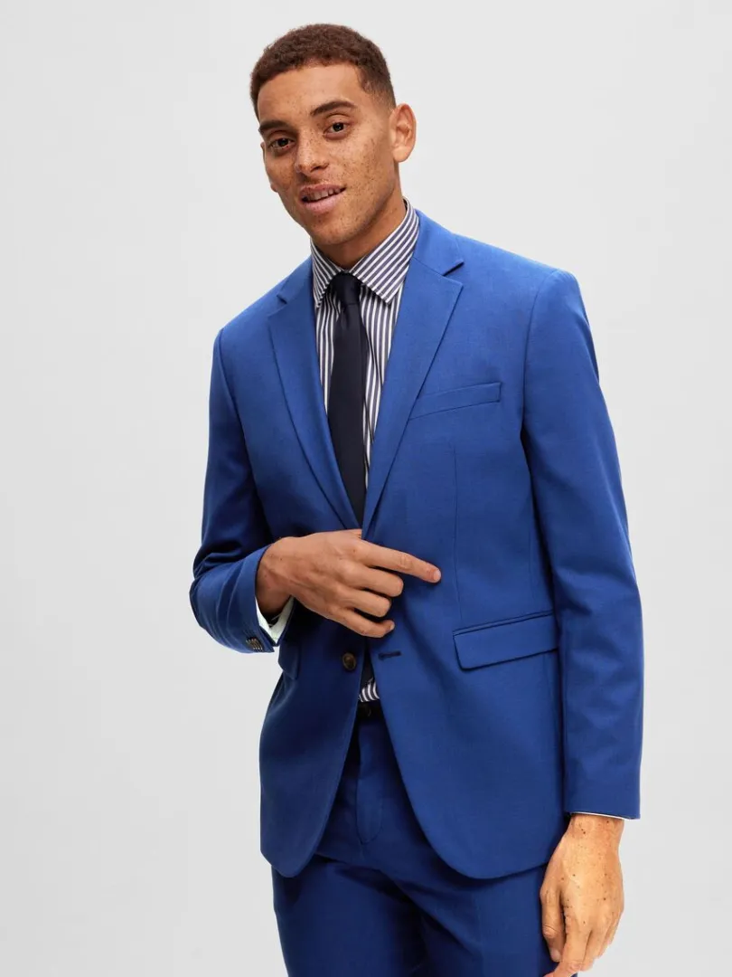 vvet_blazer_3-3.webp Jakkesæt & Blazers>SELECTED VÆVET BLAZER Blue