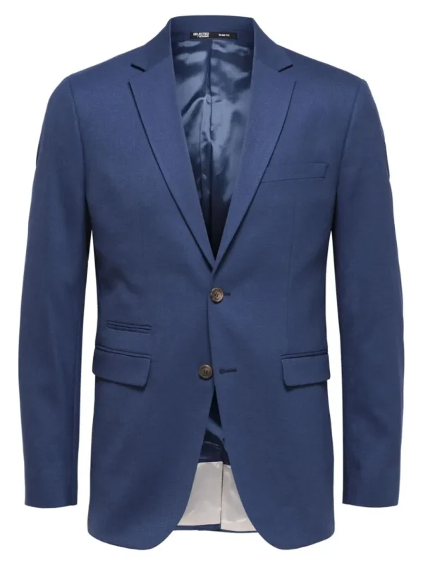 Jakkesæt & Blazers>SELECTED VÆVET BLAZER Blue