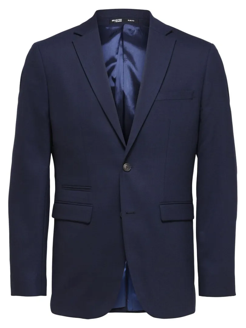 vvet_blazer_4-4.webp Jakkesæt & Blazers>SELECTED VÆVET BLAZER Blue
