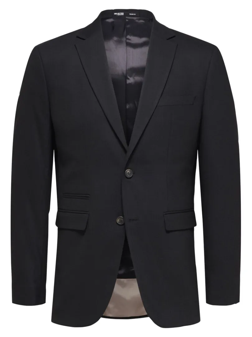 vvet_blazer_4-5.webp Jakkesæt & Blazers>SELECTED VÆVET BLAZER Black