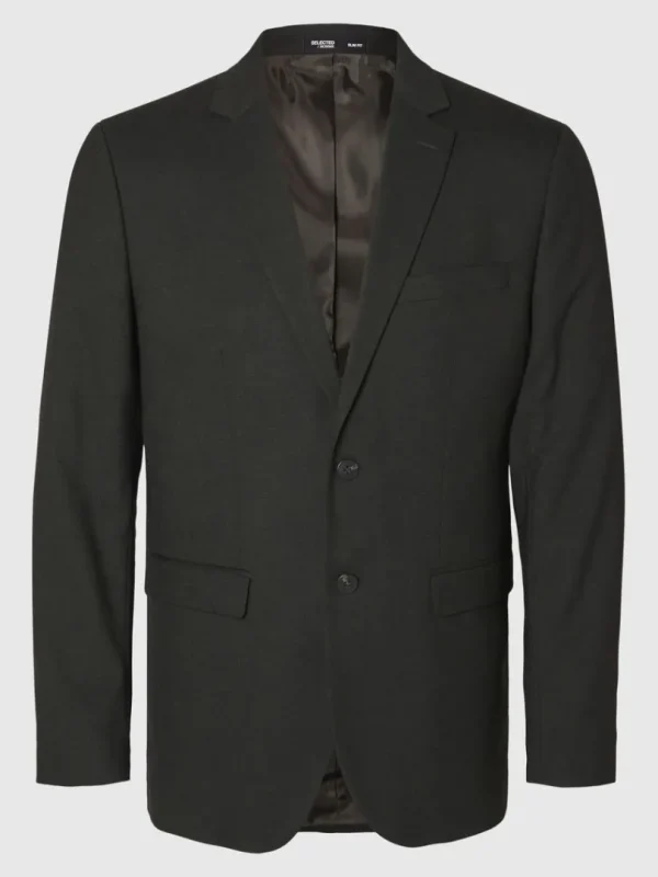 Jakkesæt & Blazers>SELECTED VÆVET BLAZER Green