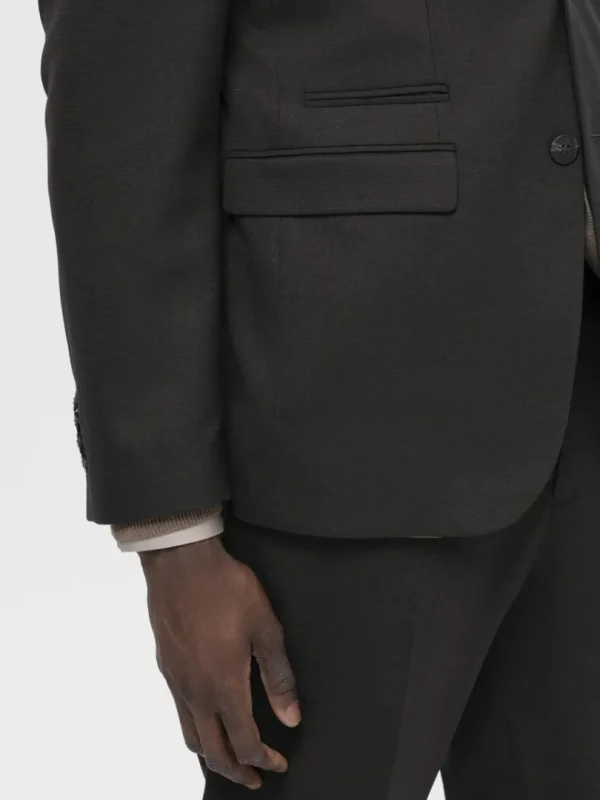 Jakkesæt & Blazers>SELECTED VÆVET BLAZER Green