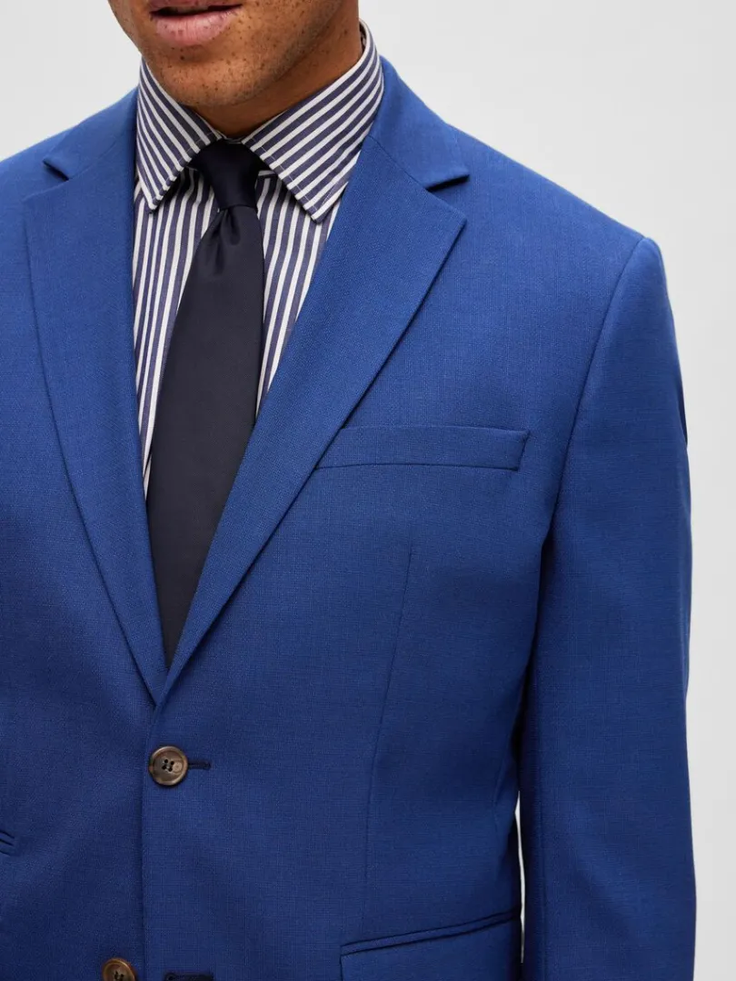 vvet_blazer_5-3.webp Jakkesæt & Blazers>SELECTED VÆVET BLAZER Blue
