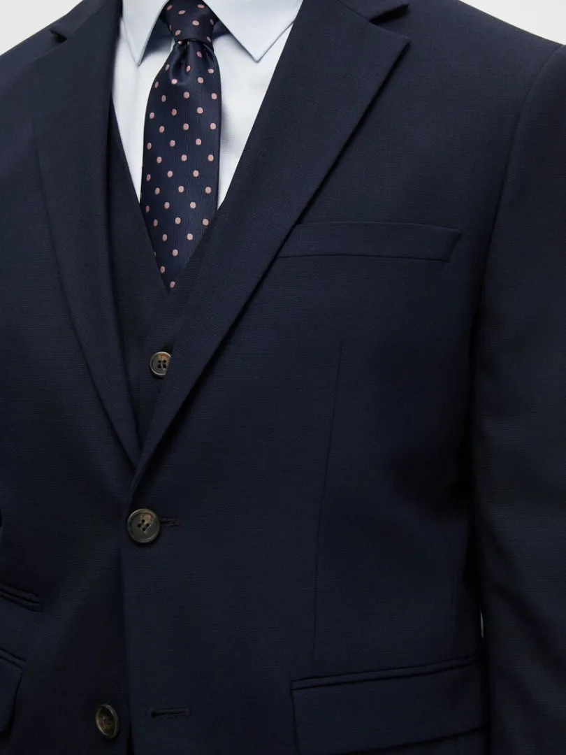 vvet_blazer_5-4.webp Jakkesæt & Blazers>SELECTED VÆVET BLAZER Blue