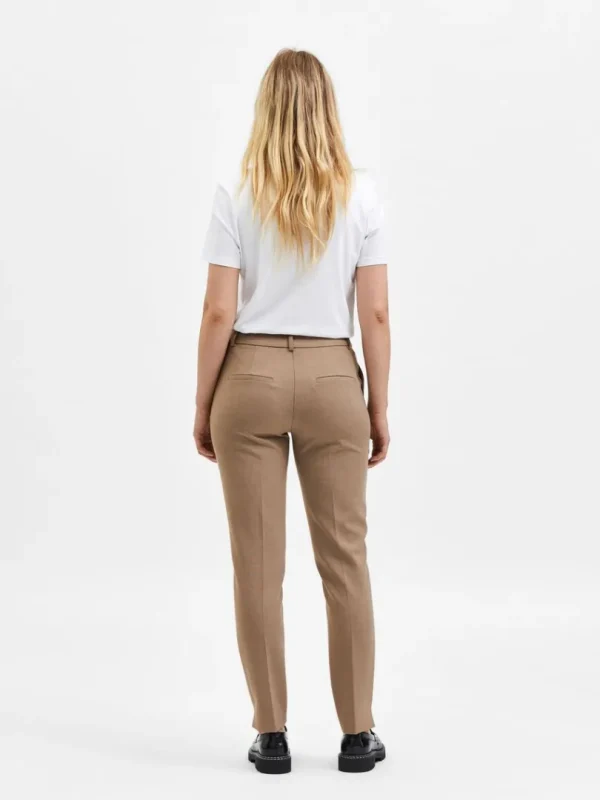 Bukser | Jakkesæt & Blazers>SELECTED VÆVET BUKSER Brown