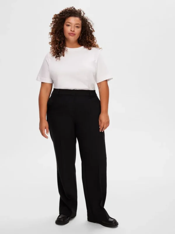 Bukser | Jakkesæt & Blazers>SELECTED VÆVET BUKSER Black