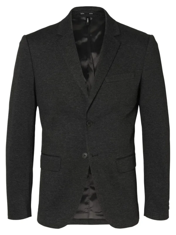 Jakkesæt & Blazers>SELECTED VÆVET SLIM FIT BLAZER Grey