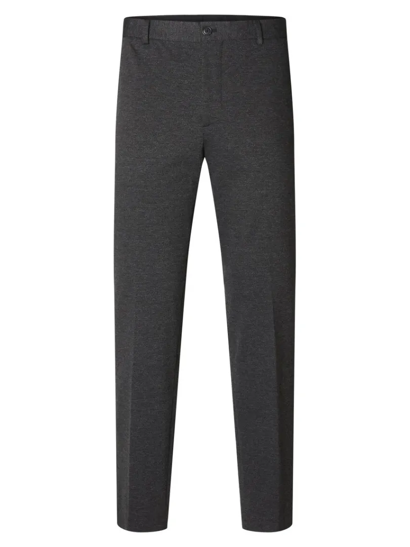 vvet_slim_fit_bukser_4.webp Bukser | Jakkesæt & Blazers>SELECTED VÆVET SLIM FIT BUKSER Grey
