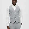 Jakkesæt & Blazers>SELECTED VÆVET VEST Grey