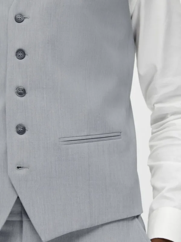 Jakkesæt & Blazers>SELECTED VÆVET VEST Grey