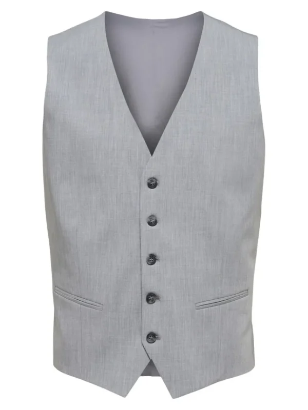 Jakkesæt & Blazers>SELECTED VÆVET VEST Grey
