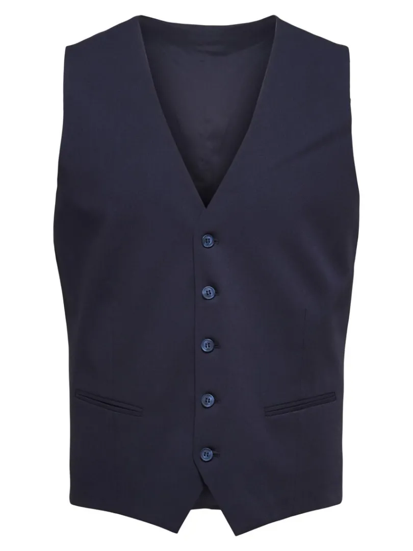 vvet_vest_4.webp Jakkesæt & Blazers>SELECTED VÆVET VEST Blue