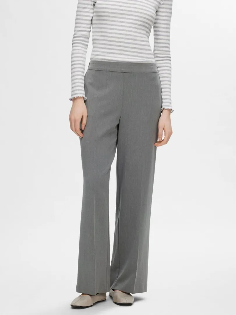 wide_fit_bukser_0-2.webp Bukser | Jakkesæt & Blazers>SELECTED WIDE FIT BUKSER Grey
