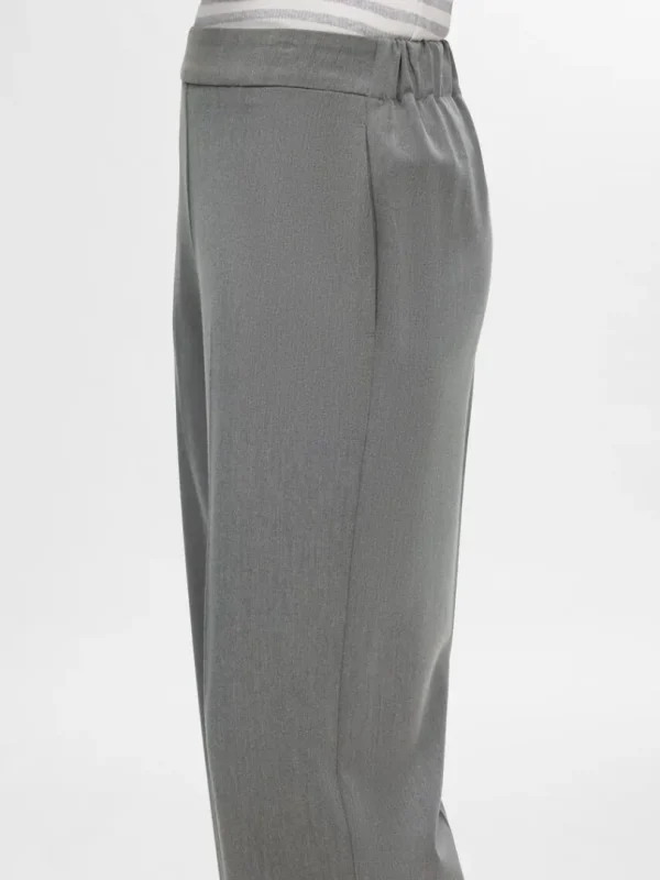 Bukser | Jakkesæt & Blazers>SELECTED WIDE FIT BUKSER Grey