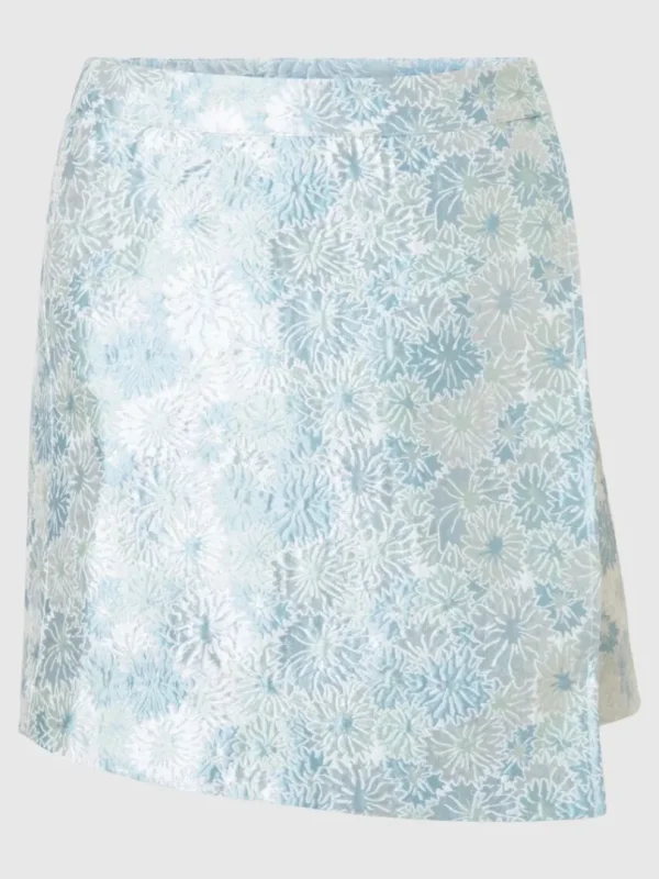 Nederdele>SELECTED BLOMSTRET JACQUARD MININEDERDEL Blue