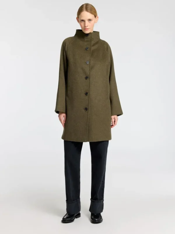 Overtøj>SELECTED ELEGANT FRAKKE Green