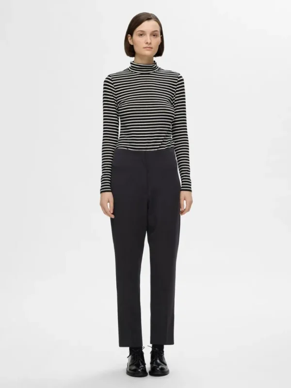 Bukser | Jakkesæt & Blazers>SELECTED SKRÆDDERSYEDE TAPERED BUKSER Black